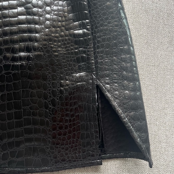 Princess Polly Crocodile Mini Skirt - Picture 3 of 8